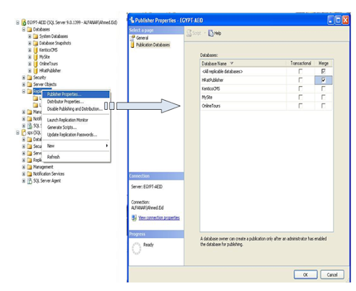 Ahmad Eid Salem: SQL Server 2005 - Merge Replication Step by Step Procedure